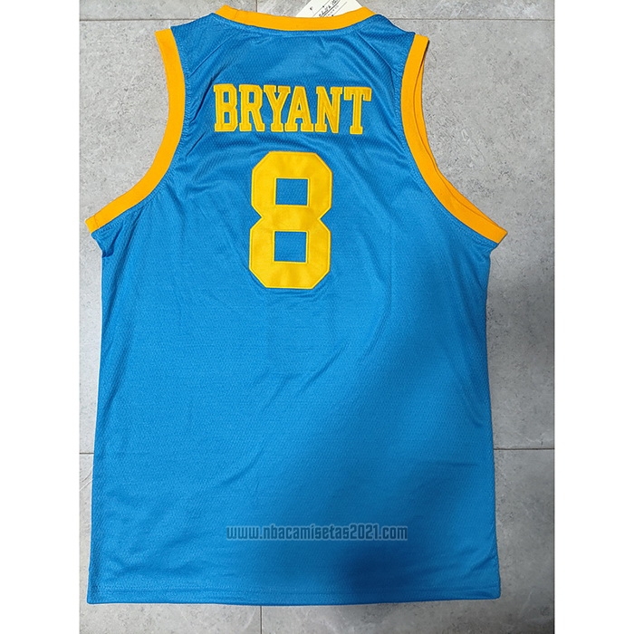Camiseta Los Angeles Lakers Kobe Bryant #8 Mitchell & Ness 2001-02 Azul